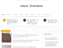 Tablet Screenshot of farkasneurman.com